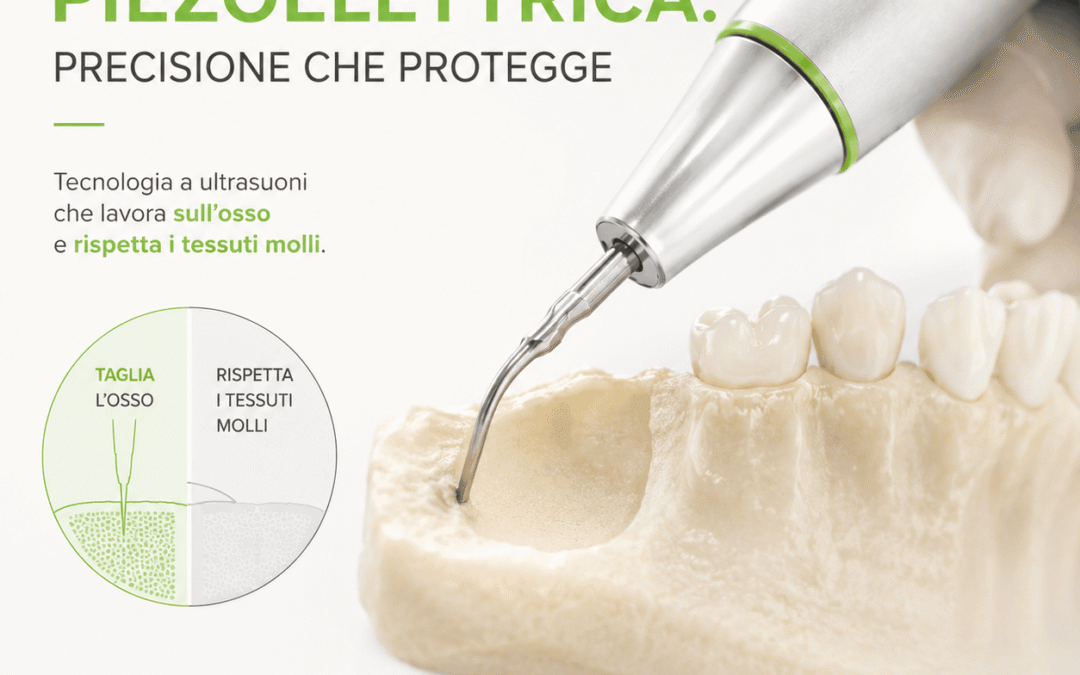 Chirurgia piezoelettrica: precisione che protegge